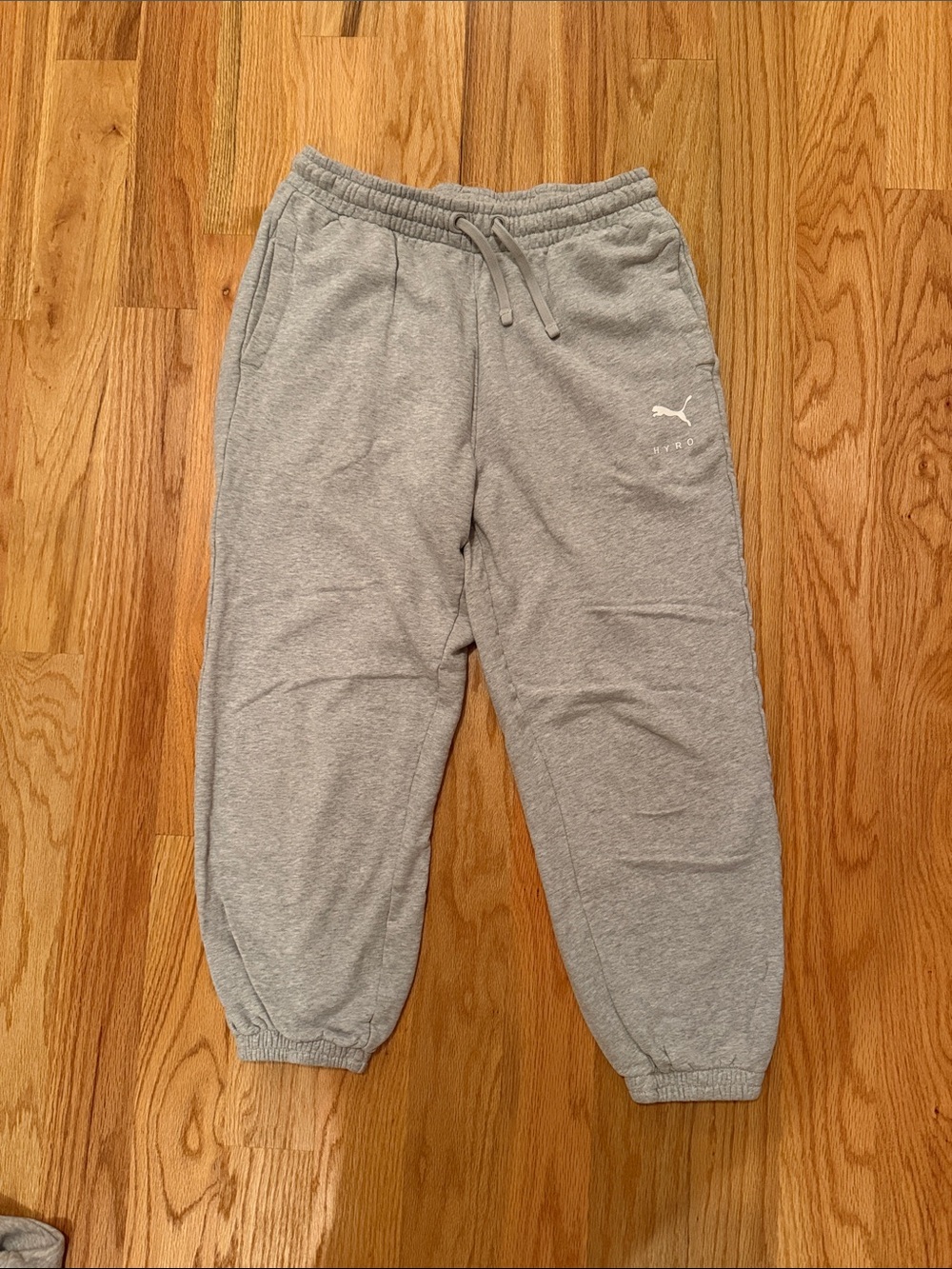 Puma Light Grey Jogger Sweatpants